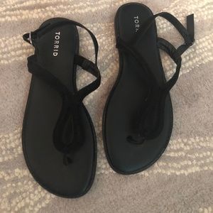 Torrid Keyhole T-Strap Sandals (Wide Width)